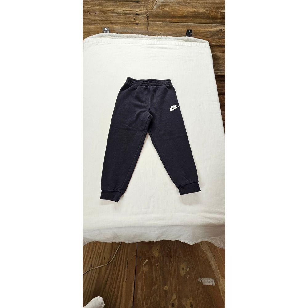 Nike Kids Sportswear Club Fleece Joggers Black Sweatpants Size 6 5-6 YRS